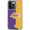 NBA Los Angeles Lakers Canvas iPhone 14 Pro Clear Case